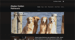 Desktop Screenshot of abaleegoldens.com